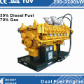 Honny Branded Dual Fuel Generator (diesel fuel, HFO fuel, Nature Gas)
